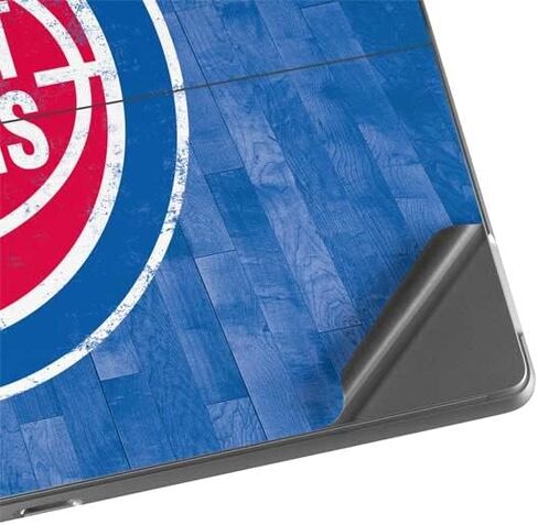 Skinit Tablet Decal Skin Compatible with Surface Pro 8 - Officially Licensed NBA Detroit Pistons Hardwood Classics Design in Saudi Arabia