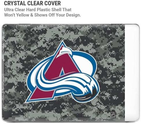 Skinit Case + Skin Compatible with MacBook Pro 16in (2021) - Officially Licensed NHL Colorado Avalanche Camo Design in Saudi Arabia