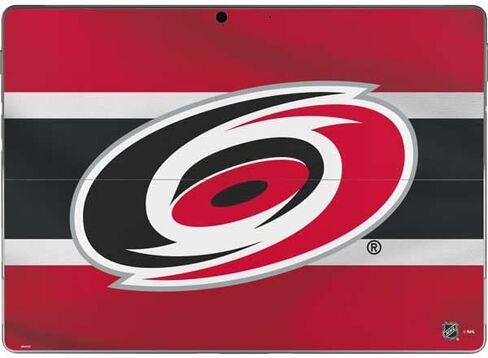 Skinit Tablet Decal Skin Compatible with Surface Pro 8 - Officially Licensed NHL Carolina Hurricanes Jersey Design in Saudi Arabia