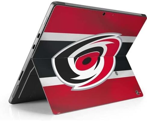 Skinit Tablet Decal Skin Compatible with Surface Pro 8 - Officially Licensed NHL Carolina Hurricanes Jersey Design in Saudi Arabia