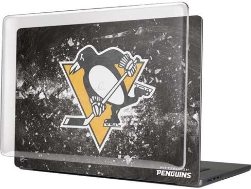 Skinit Case + Skin Compatible with MacBook Pro 16in (2021) - Officially Licensed NHL Pittsburgh Penguins Frozen Design in Saudi Arabia