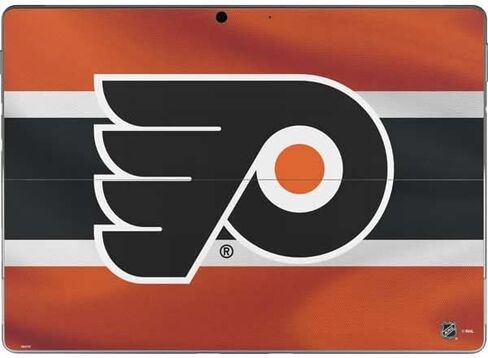 Skinit Tablet Decal Skin Compatible with Surface Pro 8 - Officially Licensed NHL Philadelphia Flyers Alternate Jersey Design in Saudi Arabia