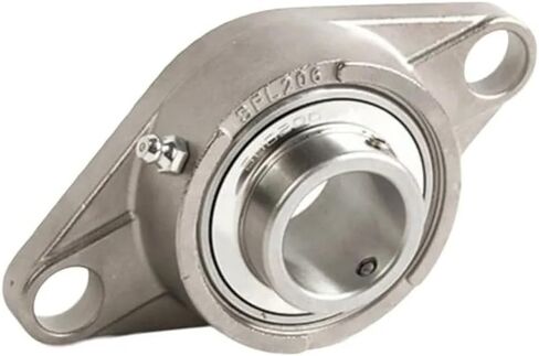 1PCS SUCFL206 304Stainless Steel Outer Spherical Bearing Diamond Belt Base Insert Bearing in Saudi Arabia