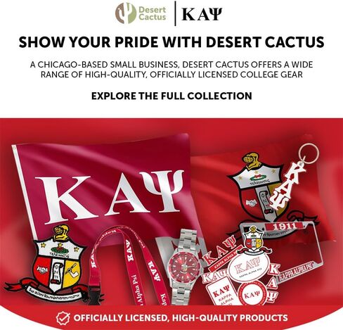 Desert Cactus Kappa Alpha Psi Snapback Baseball Hat, Kappas Unstructured BreezePro Performance Hat with Adjustable Silicone Strap (Design BP2-Red B) in Saudi Arabia