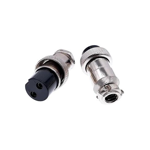 GX20 Connector Female Flange Socket Diam 20mm Push-Pull Circular Quick Connector 10Pcs(GX20 Flange Socket,2P) in Saudi Arabia