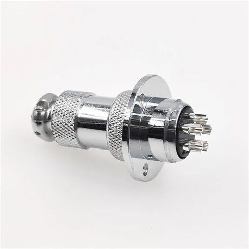 GX20 Connector Female Flange Socket Diam 20mm Push-Pull Circular Quick Connector 10Pcs(GX20 Flange Socket,2P) in Saudi Arabia