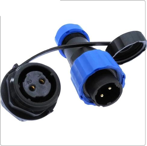 SP13 Connector IP68 2pin 3pin 4pin 5pin 6pin 7pin Cable Connectors and Socket 1Pcs(Back Nut,5P) in Saudi Arabia