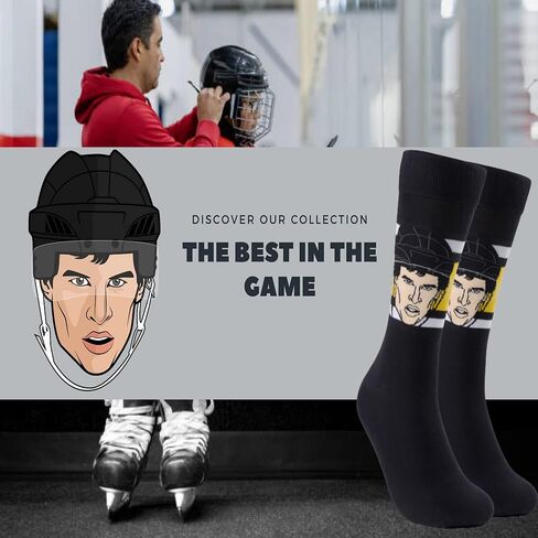 Major League Socks - NHL Tampa Bay Fan Socks - Ice Hockey Apparel - Unisex, Sizes 7-13 (Ideal Holiday Gift) in Saudi Arabia