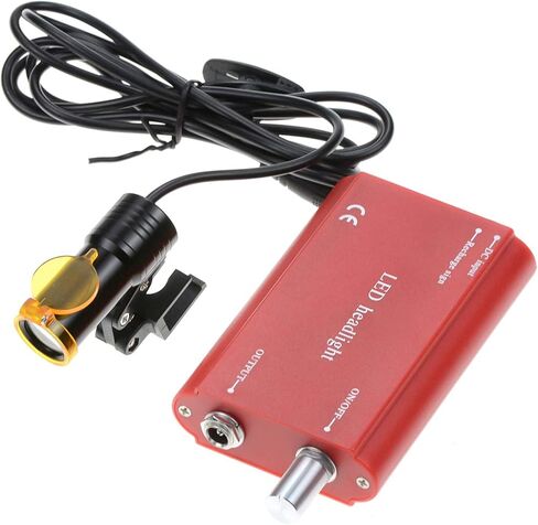 NSKI 5W Lamp Insert Type with Filter and Belt Clip Type Rechargabe Battery for Loupes (Red) in Saudi Arabia
