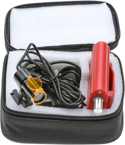 NSKI 5W Lamp Insert Type with Filter and Belt Clip Type Rechargabe Battery for Loupes (Red) in Saudi Arabia