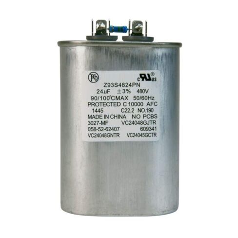 24uF Capacitor 480VAC - Oil Filled - Oval Metal Case - Use with 1000W MH - Z93S4824PN in Saudi Arabia
