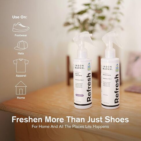 Jason Markk Refresh Spray, Shoe Deodorizer, Odor Eliminator, Sneaker Care and Freshener, Ideal for Footwear, Hats, Accessories, Unscented, 6oz in Saudi Arabia