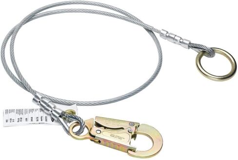 8ft Vinyl Coated Anchor Extension (O-Ring, Snap Hook) by Werner in Saudi Arabia