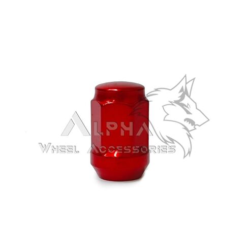 24 Red Bulge Acorn Lug Nuts 12x1.5 Fits Toyota 4Runner Tundra FJ Cruiser Tacoma in Saudi Arabia