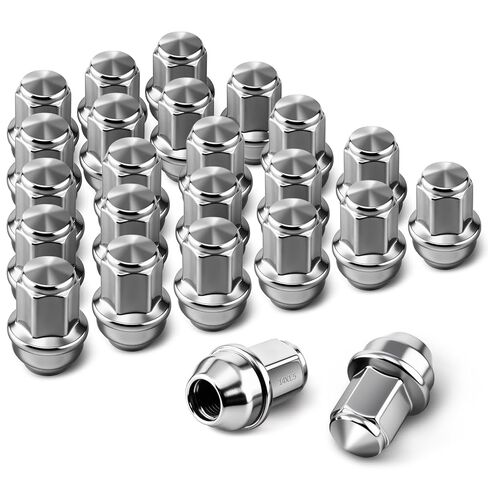 24Pcs 12x1.5 OEM Lug Nuts Fit for 2015-2025 Ford F150 Expedition & Lincoln Navigator, One-Piece Design Factory Steel Tuner Nuts, 21mm Hex Anti-Rusting Stock Wheel Lugnuts Replace OE# ACPZ1012B in Saudi Arabia