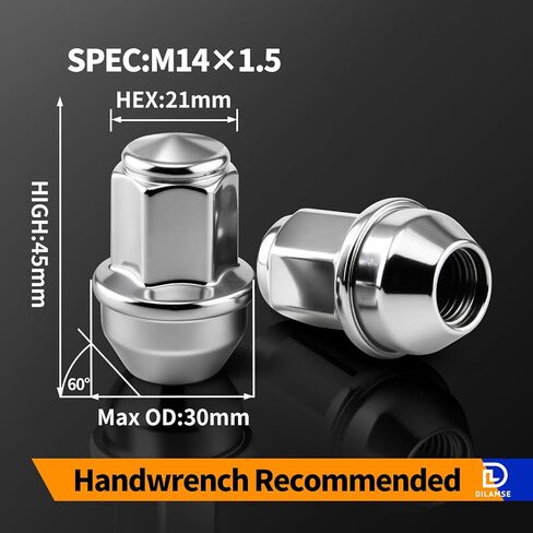 24Pcs 12x1.5 OEM Lug Nuts Fit for 2015-2025 Ford F150 Expedition & Lincoln Navigator, One-Piece Design Factory Steel Tuner Nuts, 21mm Hex Anti-Rusting Stock Wheel Lugnuts Replace OE# ACPZ1012B in Saudi Arabia