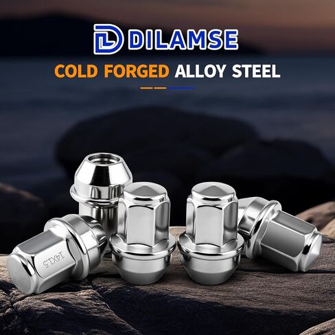 24Pcs 12x1.5 OEM Lug Nuts Fit for 2015-2025 Ford F150 Expedition & Lincoln Navigator, One-Piece Design Factory Steel Tuner Nuts, 21mm Hex Anti-Rusting Stock Wheel Lugnuts Replace OE# ACPZ1012B in Saudi Arabia