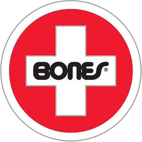 Bones Bearings Skateboard Swiss Round Ramp Sticker (Extra Large 16") in Saudi Arabia