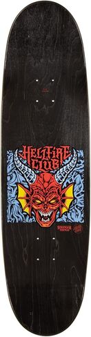 Santa Cruz Stranger Things Hellfire Club Flames 9.00in x 32.00in Skateboard Decks in Saudi Arabia