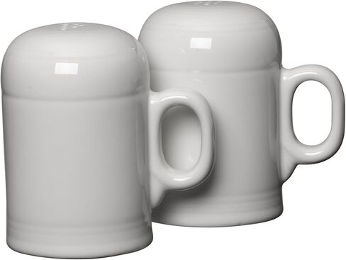 مجموعة Fiesta® Salt & Pepper Rangetop - سيراميك متين، خالية من الرصاص، آمنة للاستخدام في غسالة الأطباق/الميكروويف/الفرن - أواني طعام مصنوعة في الولايات المتحدة الأمريكية - قرمزي in Saudi Arabia