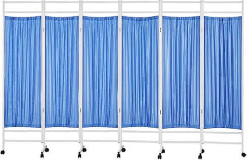 3-6 Panels Privacy Screen,Portable Room Divider with Wheels,6ft Tall Ward Partition,Compact and Foldable for Office Beauty Salons(Color 4,6-Panel) in Saudi Arabia