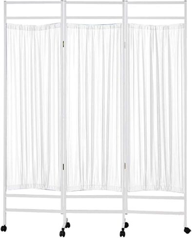 3/4/5/6 Panels Privacy Screen,Portable Room Divider with Wheels,6ft Tall Ward Partition,Compact and Foldable for Office Beauty Salons(Color 4,4-Panel) in Saudi Arabia