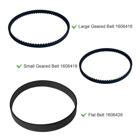 JIEPRO Vacuum Belts Set Compatible with Bissell Models 1548 1551 1551W 1550 Series ProHeat 2X Revolution Pet Carpet Cleaner, Replace Parts 1606428, 1606418, 1606419 in Saudi Arabia