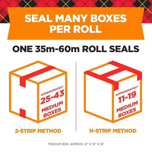 Scotch Long Lasting Storage Packing Tape, Clear, Storage Tape Withstands Extreme Temperatures, 1.88 in x 54.6 yd,3 Refill Tape Rolls in Saudi Arabia