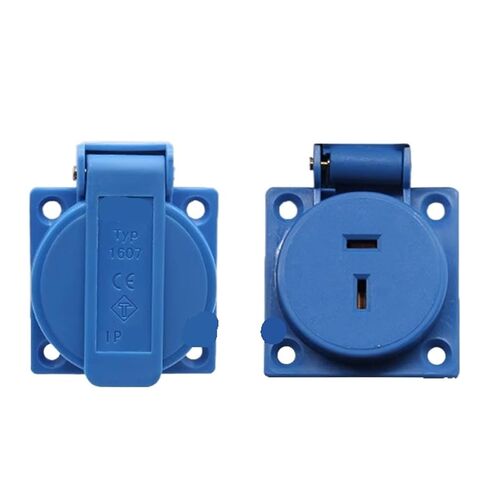 European Connector T-Type Industrial Socket IP44 P1607 in Saudi Arabia