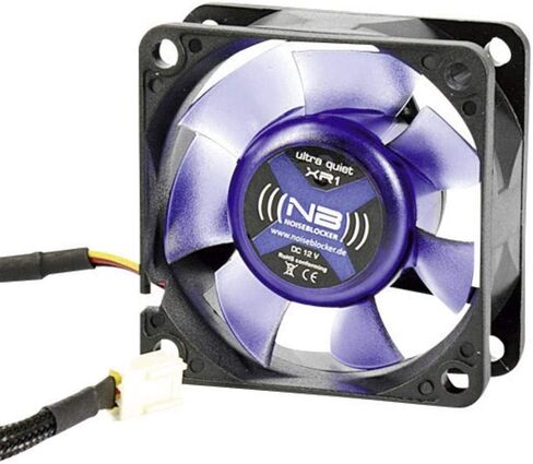 Noiseblocker NB-BlackSilentFan XR1 60mmx25mm مروحة فائقة الهدوء - 1600 دورة في الدقيقة - 11 ديسيبل in Saudi Arabia