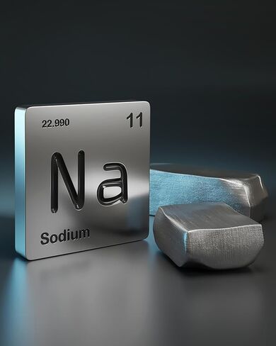 عنصر معدن الصوديوم Na Natrium، نقي 99.95%، 5 جرام، مختوم في أنبوب زجاجي، للهدايا، التدريس، العرض، التجميع، الدراسة التجريبية in Kuwait