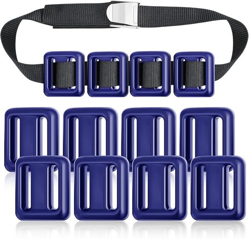 Tellegloww 8 Pcs 2.2 lb Dive Weights for Scuba Diving Weight Belt Coated Dive Weights Nylon Scuba Belt with Metal Quick Release Buckle for Free Diving Spearfishing in Saudi Arabia