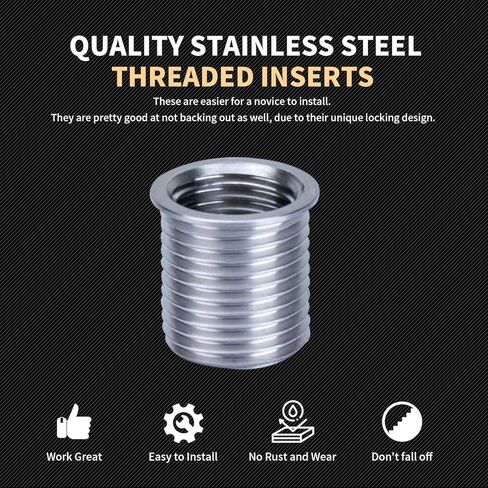 Thread Repair Inserts M14X1.5X 19.8MM Insert Qty 10 Stainless Steel in Saudi Arabia