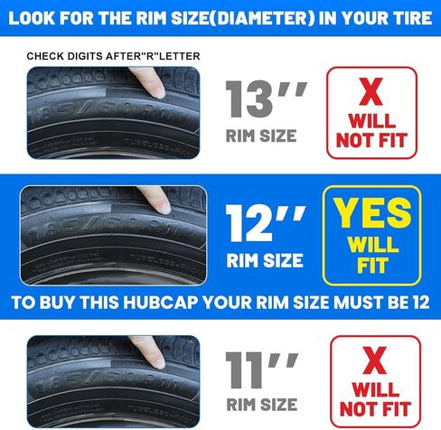 Wheel Guards – (4 Pack) WOLFSTORM Hubcaps for 12 inch Wheels, Wheel Covers Snap Clip-On Auto Tire Rim Replacement for 12" Hub Caps Car Accessories (Black Lacquer) in Saudi Arabia