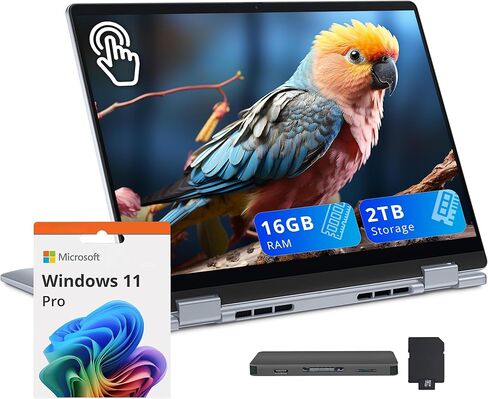 Dell XPS 13 7390 13.4-inch FHD+ Touchscreen 256GB SSD 10th Gen i7 2-in-1 Laptop (8GB RAM, i7-1065G7, Fingerprint Reader, Windows 10 Home) Platinum Silver in Saudi Arabia