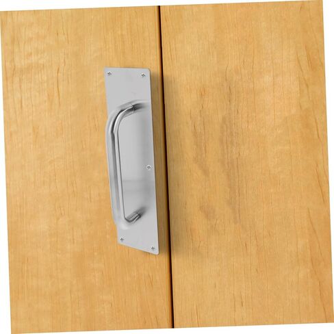 Vaguelly Metal Push Pull Door Handle Stainless Steel Door Pull for Commercial Residential Push Button Easy to Open and Close in Saudi Arabia