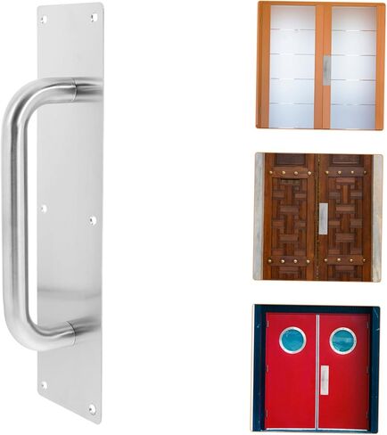 Vaguelly Metal Push Pull Door Handle Stainless Steel Door Pull for Commercial Residential Push Button Easy to Open and Close in Saudi Arabia