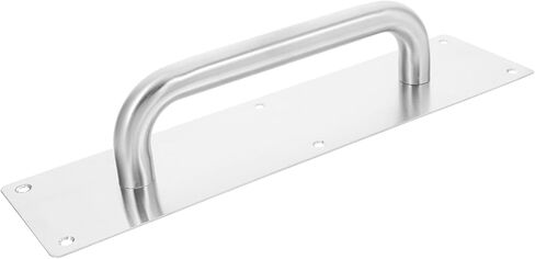 Heavy Duty Stainless Steel Push Pull Door Handle Commercial Fire Door Barn Door Plate Durable Elegant Design for High Traffic Areas Easy Operation in Saudi Arabia