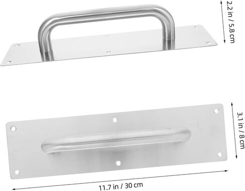 Outanaya Heavy Duty Sliding Barn Door Handle Push to Open Stainless Steel Commercial Fire Door Gate Gate Pulls in Saudi Arabia