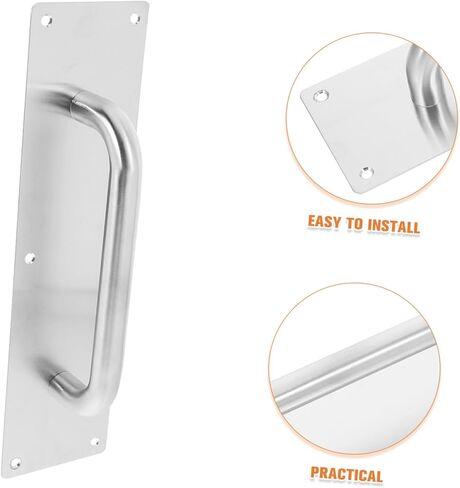 Outanaya Heavy Duty Sliding Barn Door Handle Push to Open Stainless Steel Commercial Fire Door Gate Gate Pulls in Saudi Arabia