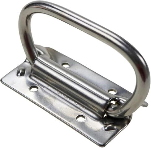 304 Stainless Steel Modern Simple Heavy Folding Handle Industrial Board Toolbox Box Ring Handle 1Pcs(SUS304) in Saudi Arabia
