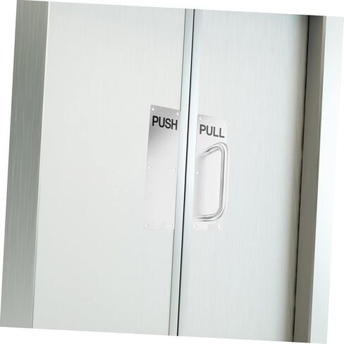 POPETPOP Vintage Style Door Pull Push Plate Stainless Steel Fire Door Handle for Exterior in Saudi Arabia