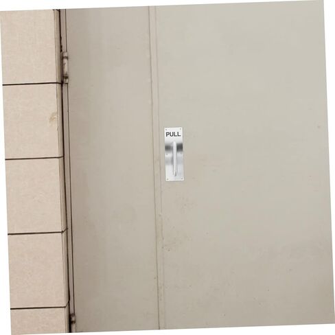 POPETPOP Vintage Style Door Pull Push Plate Stainless Steel Fire Door Handle for Exterior in Saudi Arabia