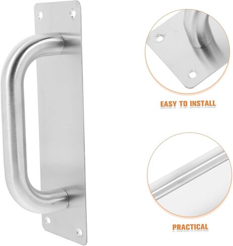 Stainless Steel Door Handle Pulls for Steel Door Push Pull Mechanism Modern Design for Residential and Commercial Use in Saudi Arabia