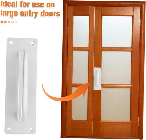 Stainless Steel Door Handle Pulls for Steel Door Push Pull Mechanism Modern Design for Residential and Commercial Use in Saudi Arabia