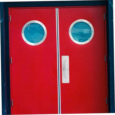 Holibanna Push Pull Stainless Steel Door Plate Handle Durable Commercial Sliding Door Pull for Industrial Use Elegant Design for High Traffic Areas in Saudi Arabia