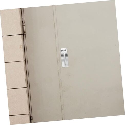 TEHAUX 304 Stainless Steel Push Pull Plate Handle for Fire Doors Commercial Door Hardware Grip Corrosion Resistant and Sturdy Design for Interior or Exterior Use in Saudi Arabia