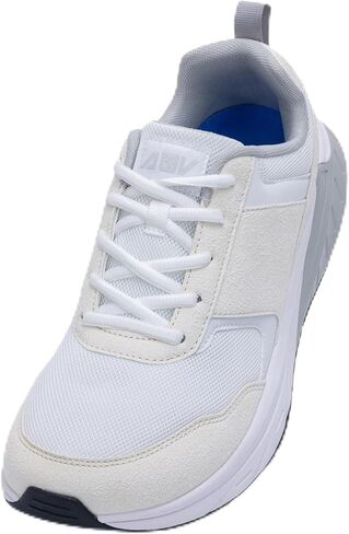 QAUPPE Walking Sneakers for Men Wide Toe Box Arch Support Shoes Plantar Fasciitis Orthotic Shoes Tennis Running Sneakers for Gym Workout Jogging in Saudi Arabia
