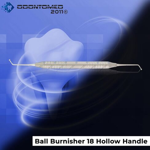 OdontoMed2011® Ball Burnisher 18 Double Ended Hollow Handle Stainless Steel Dental Instruments in Saudi Arabia