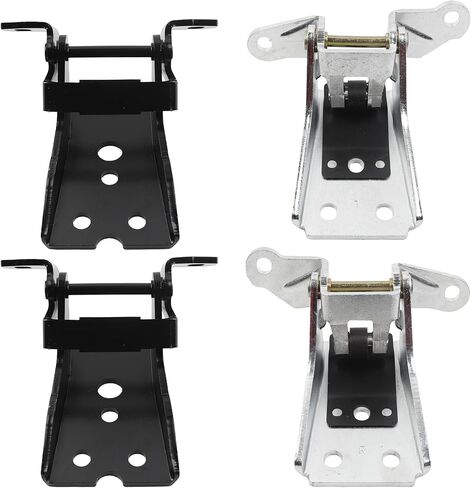 Dasbecan 4Pcs Door Hinge Set Front Upper Lower Left Right Compatible with Ford F150/F250/F350/Bronco/Thunderbird/Granada, Mercury Cougar/Marquis/Zephyr Replaces# 925066 925068 in Saudi Arabia